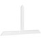 Ekena Millwork Portland Architectural Grade PVC Gable Bracket, 96"W x 48"H x 2"D x 6"F, 12/12 Pitch GBP096X48X0206POR00 - alternate 1